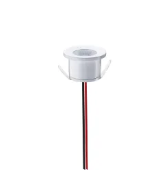 Mini Spot LED Encastrable 1W Blanc Chaud 3000K DC12V perçage 25mm 120lm