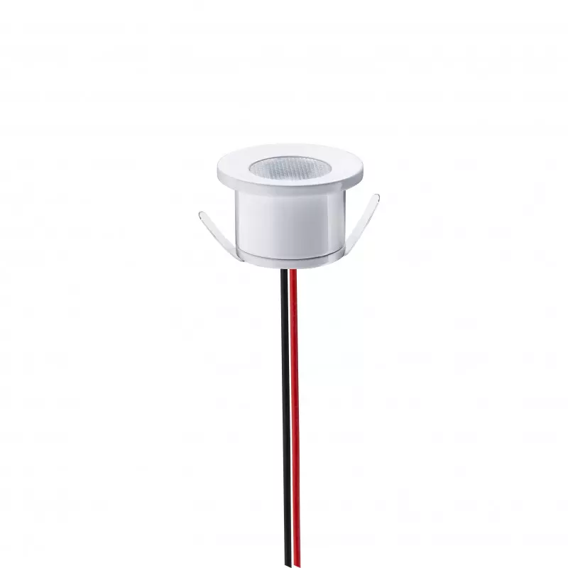 Mini Spot LED Encastrable 1W Blanc Chaud 3000K DC12V perçage 25mm 120lm Mini Spot LED Encastrable 1W Blanc Chaud 3000K DC12V perçage 25mm 120lm