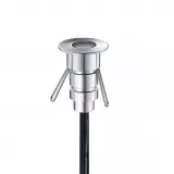 Mini spot LED encastrable rond RGB 0,8W RGB - multicolore diamètre 24mm étanche IP67