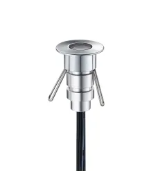 Mini spot LED encastrable extérieur étanche multicolore RGB