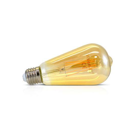 Ampoule LED ST64 Filament 5W Golden E27 - Blanc Chaud 2700K