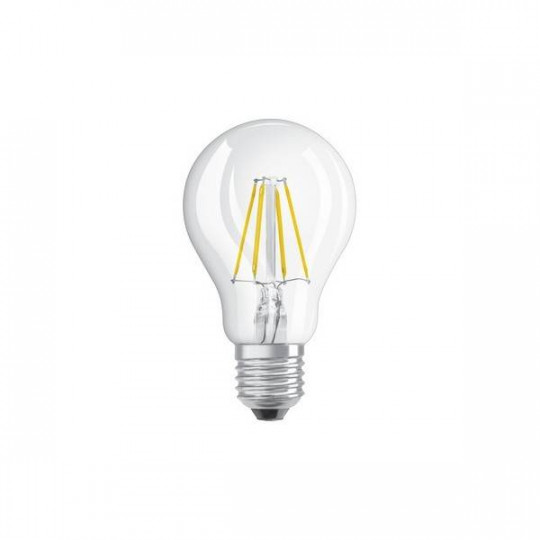 Ampoule LED Standard E27 4W 470lm (40W) Transparent - Blanc Chaud 2700K