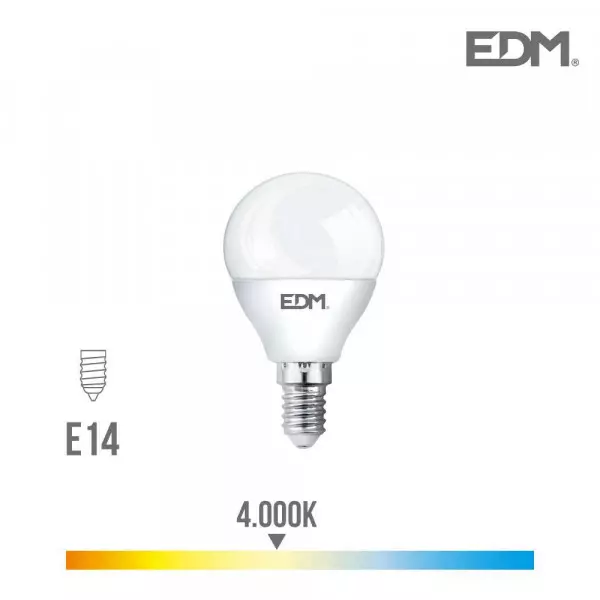 Ampoule LED E14 6W équivalent à 45W - Blanc Naturel 4000K