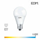 Ampoule LED E27 17W Ronde A60 équivalent à 165W - Blanc du Jour 6400K