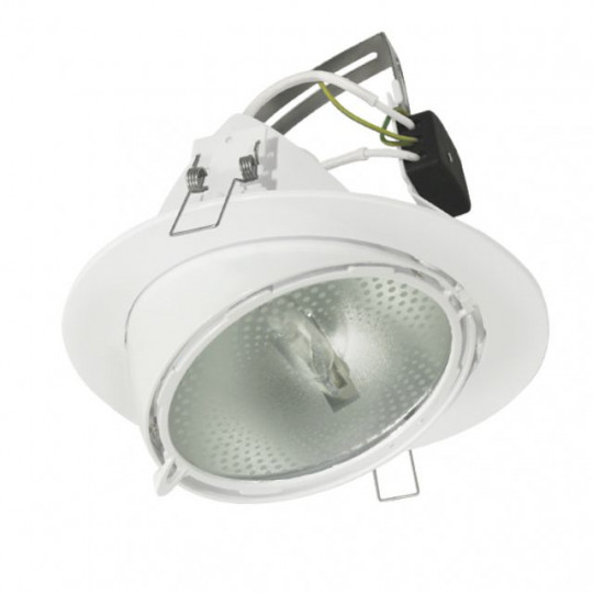 Spot LED Encastrable 70W AC220-240V 160° Ø235mm Orientable 45° - perçage 220mm