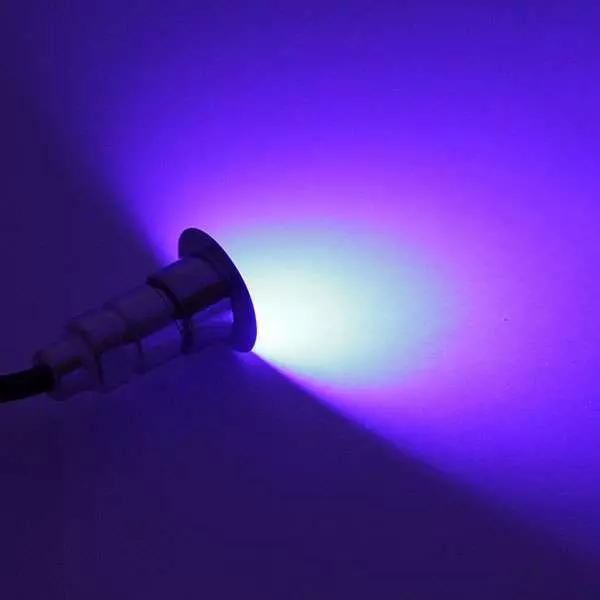Mini spot LED encastrable rond RGB 0,8W RGB - multicolore
