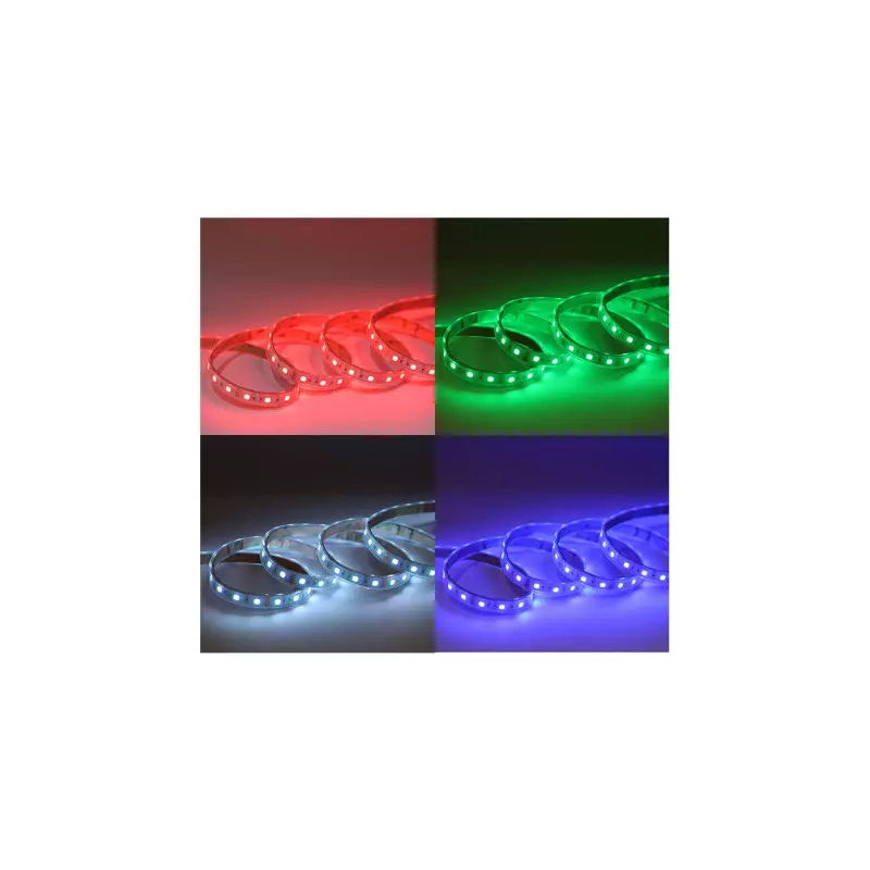 Bandeau LED Dimmable DC12V 9W/m 60LED/m 120° Étanche IP67 5m - RGB Bandeau LED Dimmable DC12V 9W/m 60LED/m 120° Étanche IP67 5m - RGB