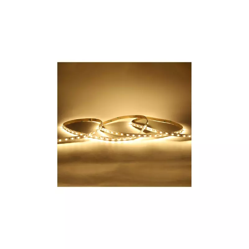 Bandeau LED Dimmable DC24V 10W/m 960lm/m 120 LED/m 120° Étanche IP54 - Blanc Chaud 3000K Bandeau LED Dimmable DC24V 10W/m 960lm/m 120 LED/m 120° Étanche IP54 - Blanc Chaud 3000K