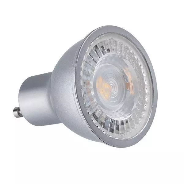 Ampoule LED spot avec culot standard GU10, conso. de 4,5W