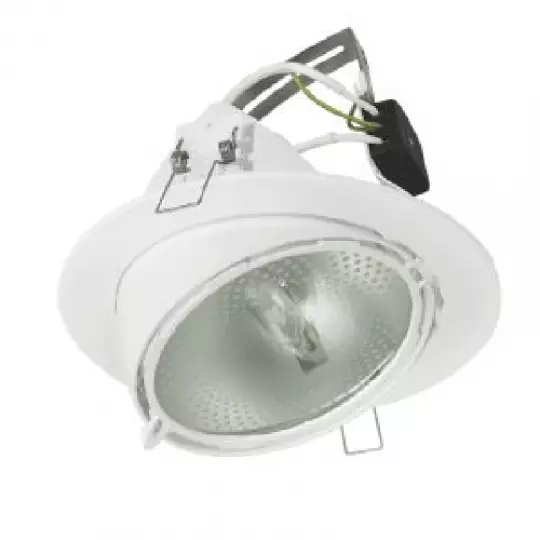 Plafonnier LED Blanc RX7S IP20 Ø235mmx183mm