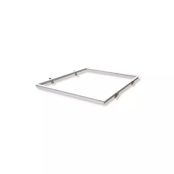 Kit Encastrable Placo pour Dalle LED 600x600mm Aluminium Blanc