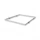 Kit Encastrable Placo pour Dalle LED 600x600mm Aluminium Blanc