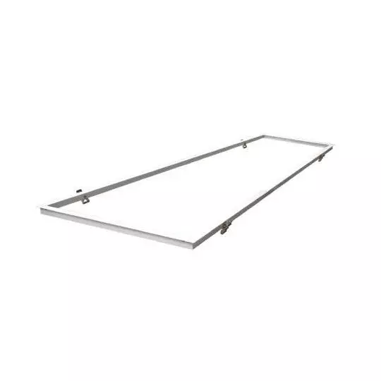 Kit Encastrable Placo pour Dalle LED 300x1200mm Aluminium Blanc