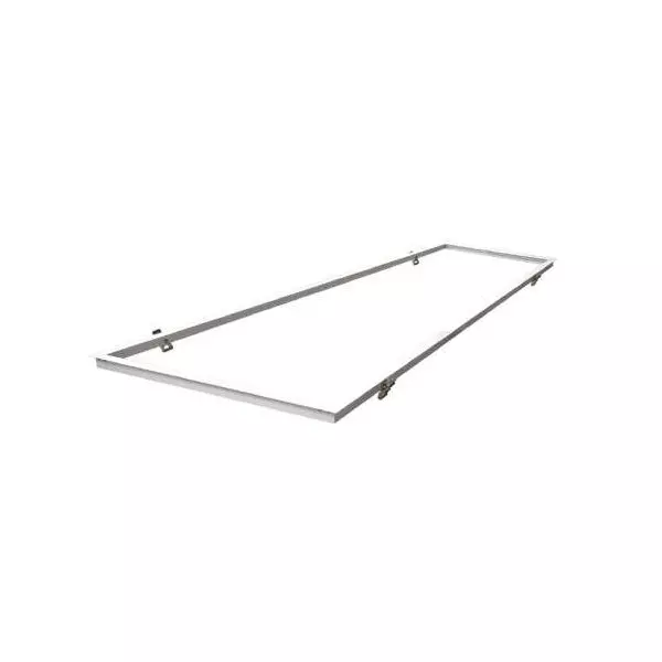 Kit Encastrable Placo pour Dalle LED 300x1200mm Aluminium Blanc