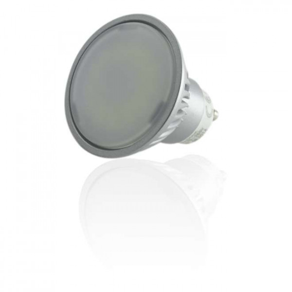 Kit Spot LED GU10 étanche 6W carré blanc lumière 50W blanc chaud 2700K