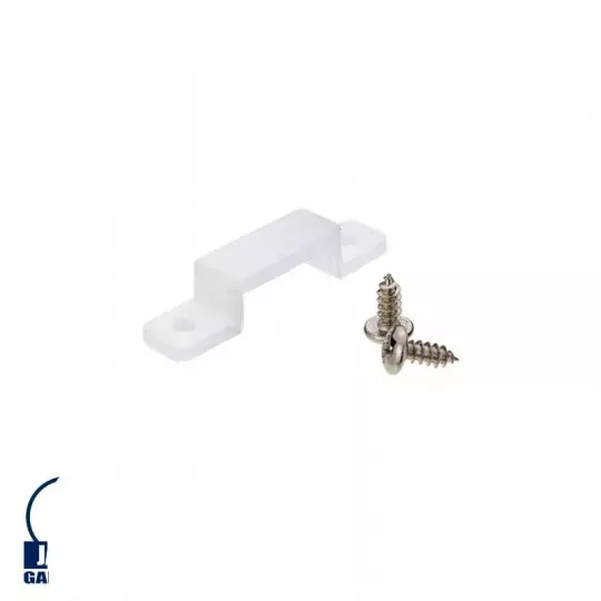 FIX CLIP WITH 2 SCREWS FOR IP67 WATERPROOF STRIP