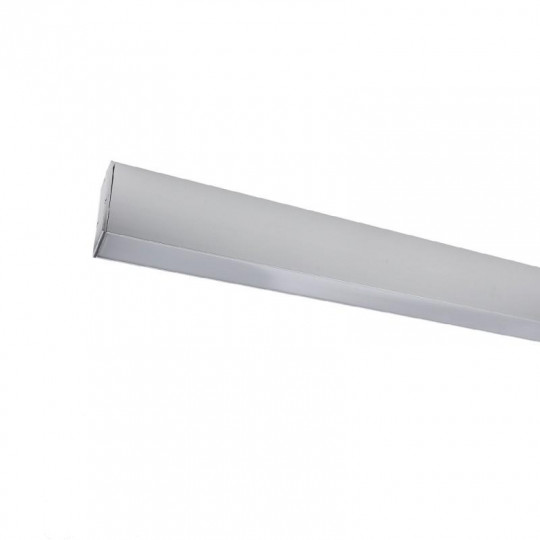 LED Linear Suspended Light Silver Body