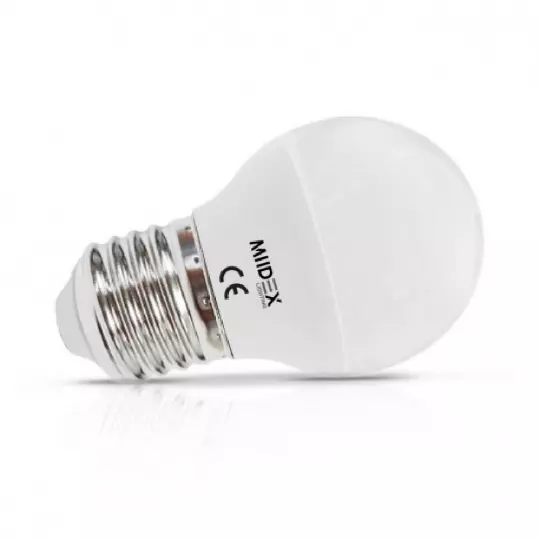 Ampoule LED E27 G45 5W 470lm 180° Ø45mm - Blanc Chaud 3000K