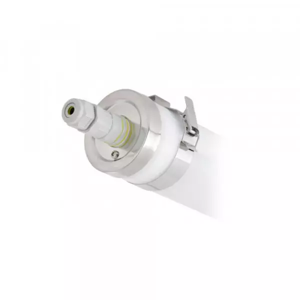 Tubulaire LED Intégrées Opale Traversant 38W 5200lm 130° Étanche IP67 IK10 1272mm Ø70mm - Blanc Naturel 4000K