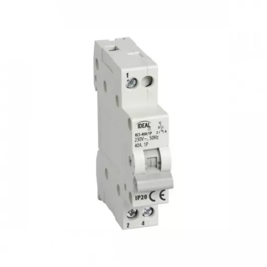 Interrupteur KCS 40A - Tension 230-400V, Câbles jusqu'à 16mm²