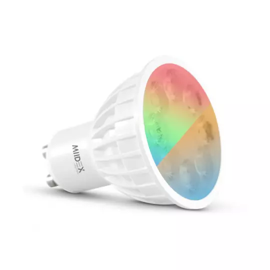 Ampoule LED GU10 4W RGB+CCT - Éclairage Multicolore Dimmable
