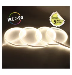 Bandeau LED COB 6000K 5 m 320 LED/m 9W/m IP65 - 24V - Garantie 5 ans