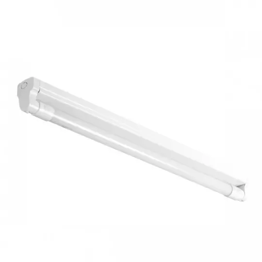 Luminaire profilés linéaire - Tubes LED T8 - 18W - 625mm - Blanc