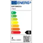 Spot LED Rond Noir - 2W - 80lm - Blanc Chaud 3000K - IP65 - Ø150mm