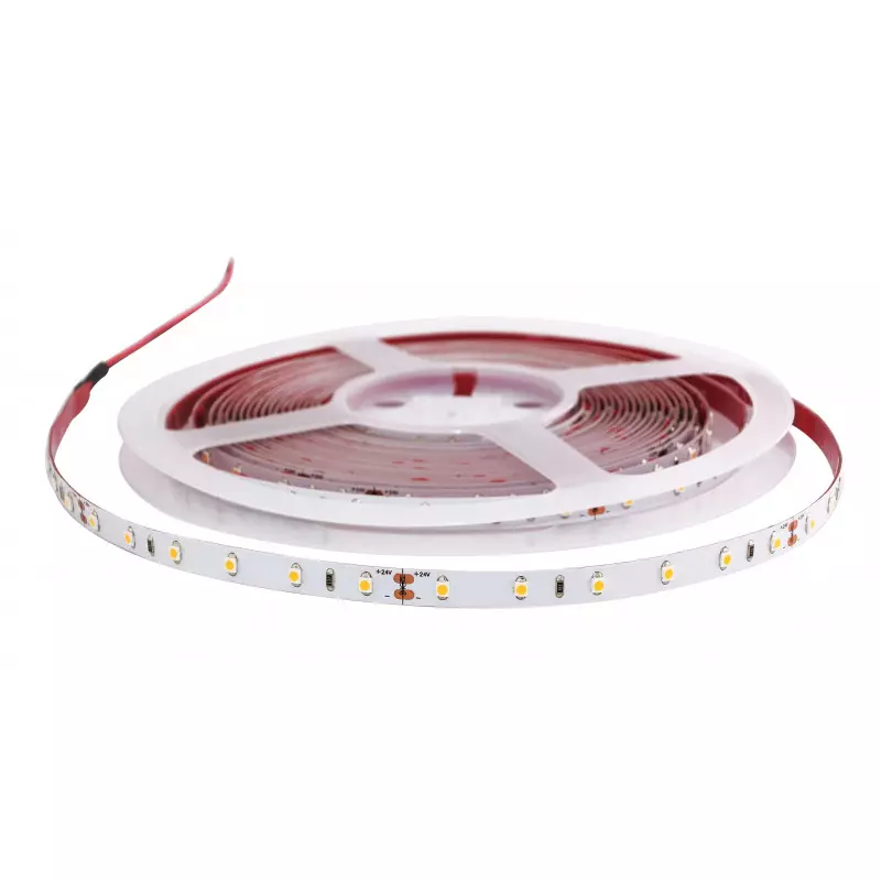 Ruban LED Blanc 24V 60LED/m 4,8W/m 5m - Blanc Chaud 2700K Ruban LED Blanc 24V 60LED/m 4,8W/m 5m - Blanc Chaud 2700K