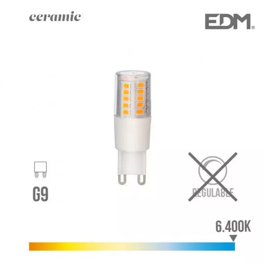 Ampoule LED G9 5,5W équivalent à 50W - Blanc du Jour 6400K