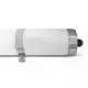 Tubulaire LED Traversant AC220-240V 60W 6300lm Étanche IP67 IK10 1500mm Ø80mm - Blanc Chaud 3000K