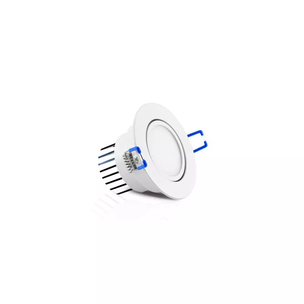 Mini spot LED décoratif orientable 4W Carré Blanc