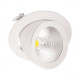 Spot LED Escargot Blanc Encastrable Orientable 20W Equivalent 200W - Blanc Chaud 3000K