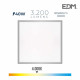 Dalle LED 40W carré 59,5x59,5mm Chrome mat - Blanc Naturel 4000K
