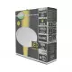 Hublot LED AC220-230V 18W 1800lm 120° Etanche IP65 IK08 Ø280mm - Blanc Chaud 3000K