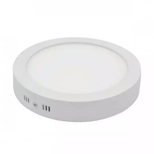 Plafonnier de surface LED 12W rond ∅172mm - Blanc du Jour 6000K