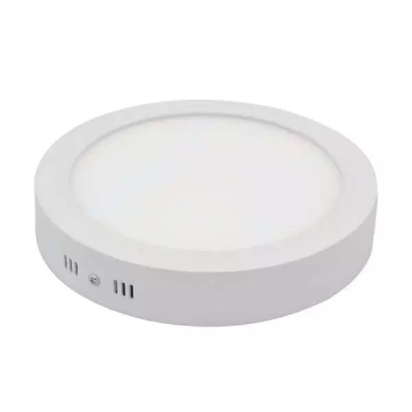 Plafonnier de surface LED 6W rond ∅120mm - Blanc Chaud 2800K