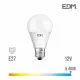 Ampoule LED E27 12V 10W Ronde A60 équivalent à 60W - Blanc du Jour 6400K