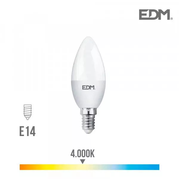 Ampoule LED E14 5W Bougie équivalent à 35W - Blanc Naturel 4000K
