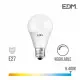 Ampoule LED Dimmable E27 10W Ronde A60 équivalent à 60W - Blanc du Jour 6400K