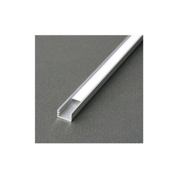 Profilé Fin Aluminium Anodisé 1m pour Ruban LED 8mm