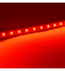 Ruban LED puissant 300 LED 5m 13W/m Rouge