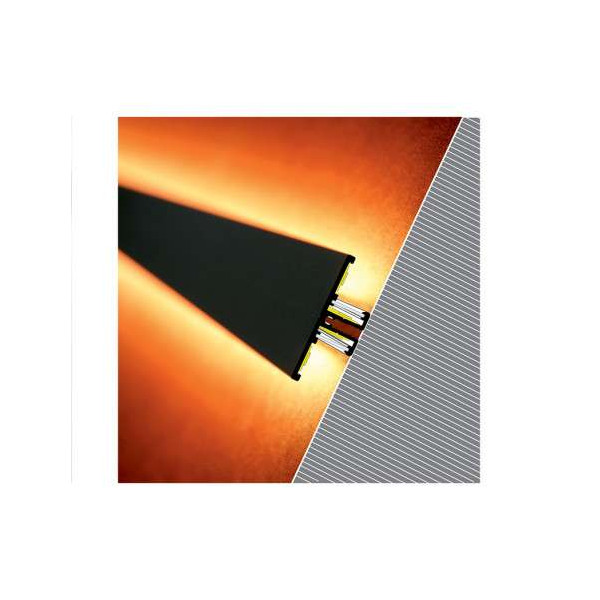 Profilé Arrière Aluminium Anodisé 1m pour Ruban LED 10mm