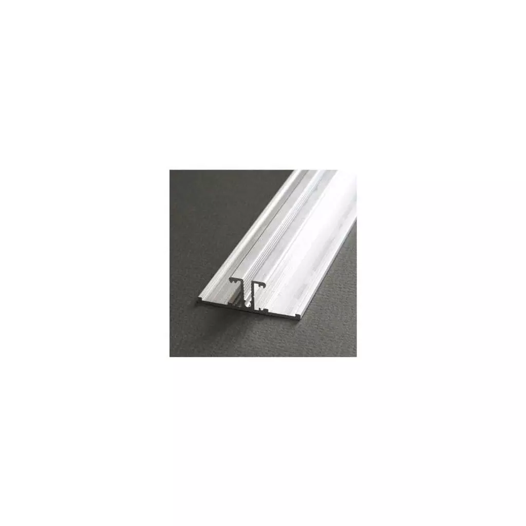 Profilé aluminium anodisé 2M pour ruban led angle 30/60, miidex 982