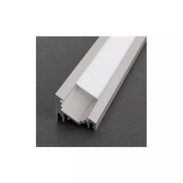 Profilé Angle 30/60° Aluminium Anodisé 2m pour Ruban LED 10mm