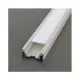Profilé Plat Aluminium Anodisé 2m pour Ruban LED 10mm