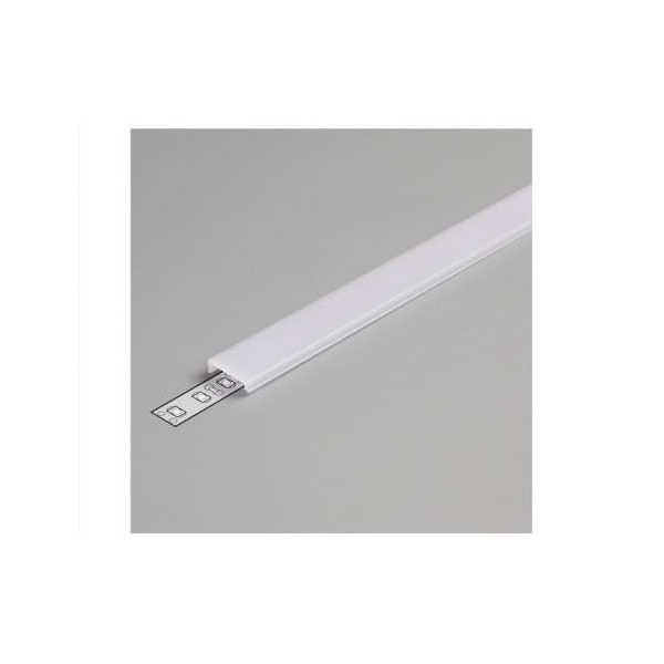 Diffuseur Clip Blanc 2m pour Profilé LED 15,4mm