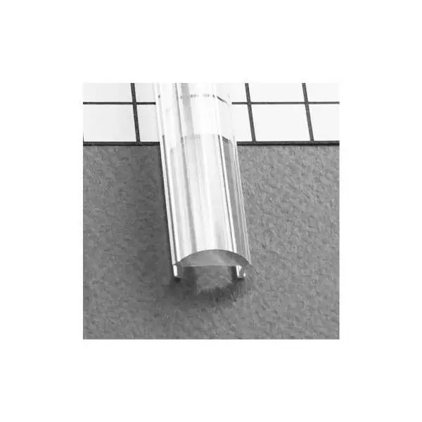 Diffuseur transparent 1m Lentille 60° pour Profilé LED 15,4mm