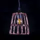 Suspension Luminaire Multiformes Rose E27 Diamètre 350mm avec Câble 1,1m réglable - Suspension d'éclairage intérieur