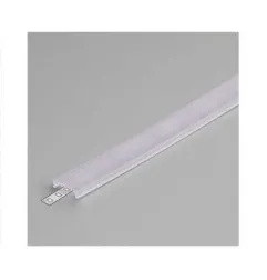 Diffuseur Clip Profile 17,6mm Transparent 2m pour bandeaux LED